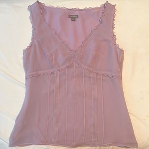 *VINTAGE* Ann Taylor Size2 Silk Top Lavender
